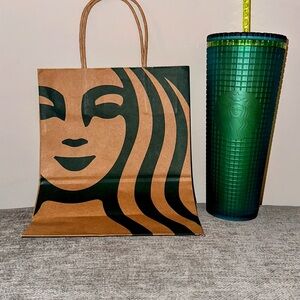 Starbucks Teal Textured Tumbler